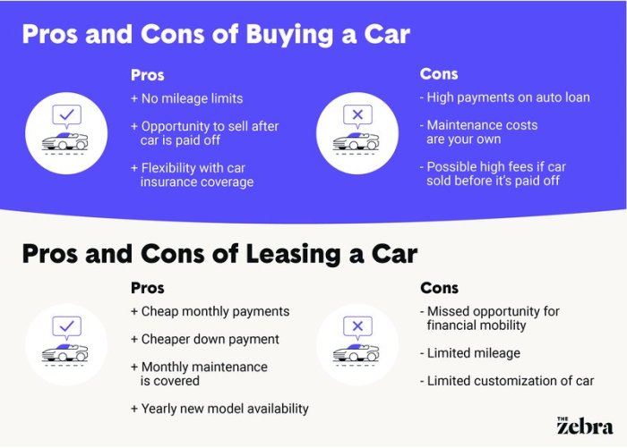 Leasing vs. Owning a Car: Pros and Cons | The Zebra Buy vs lease luxury car